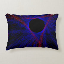 Geaccentueerd driehoekig geometrisch accentkussen