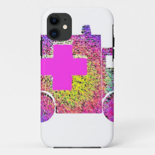 geaccentueerde ambulance verpleegster MMT arts med iPhone 11 Hoesje