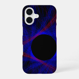 Geaccentueerde driehoek geometrische iPhone 16 hoe Hoesje