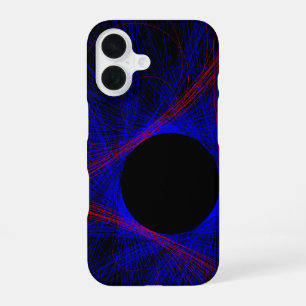 Geaccentueerde driehoek geometrische iPhone 16 hoe Hoesje