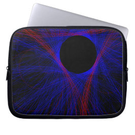 Geaccentueerde Driehoekige Geometrische Elektronic Laptop Sleeve