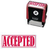 Geaccepteerd Goedgekeurd Bedrijf Kantoor Framed Si Zelfinktende Stempel (In situ)