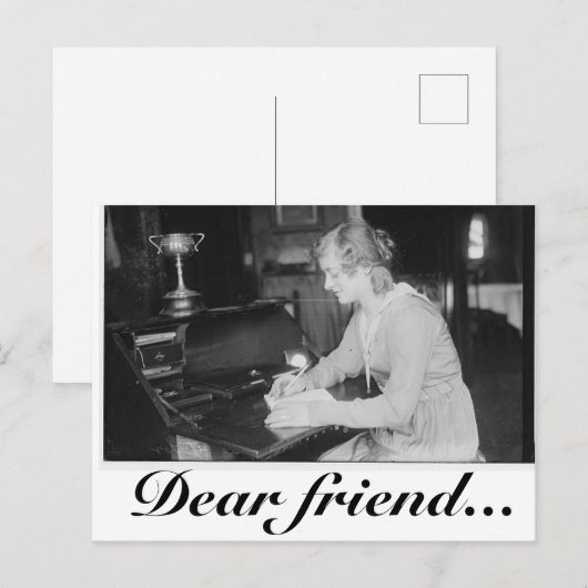 Geachte Briefkaart Friend (Voorkant / Achterkant)