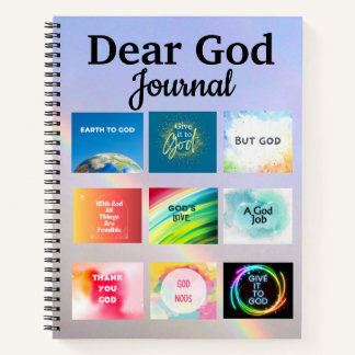 Geachte God Spiral Notitieboek Journal