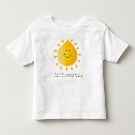 Geachte heer God Sunshine Shirt (Voorkant)