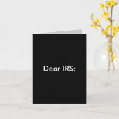 Geachte IRS-Wenskaart Kaart (Gele Bloem)