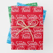 Geachte Kerstman inpakpapier (In situ)