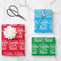 Geachte Kerstman inpakpapier