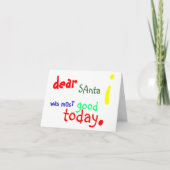 Geachte Kerstman Kaart (Voorkant)