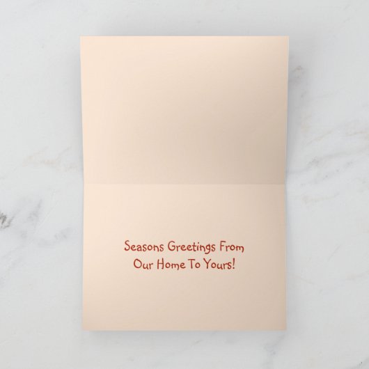 Geachte Kerstman Kaart (Binnen)