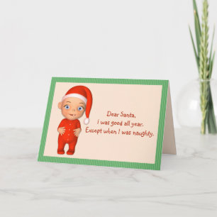 Geachte Kerstman Kaart