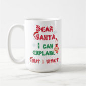 Geachte Kerstman - Naughty Christmas Koffiemok (Links)