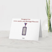 Geachte Mannen Notecard Kaart (Achterkant)