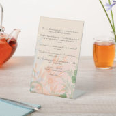 Geachte ouder reclamebord met voetstuk (Insitu)