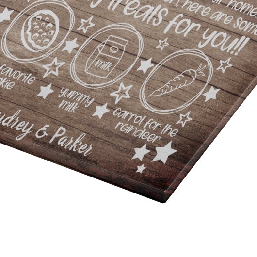 Geachte Santa Serving Tray Snijplank (Hoek)