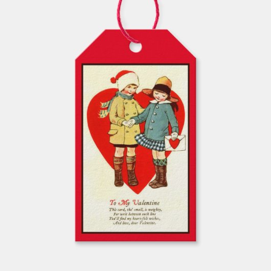 Geachte Valentijn Cadeaulabel (Voorkant)