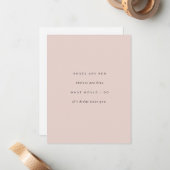 Geachte Valentijn Notitiekaartje (Voorkant / Achterkant in situ)