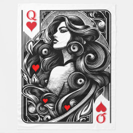 Geachte van harte fleece deken