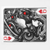 Geachte van harte fleece deken (Voorkant (Horizontaal))