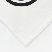 Geachte van harte fleece deken (Hoek)