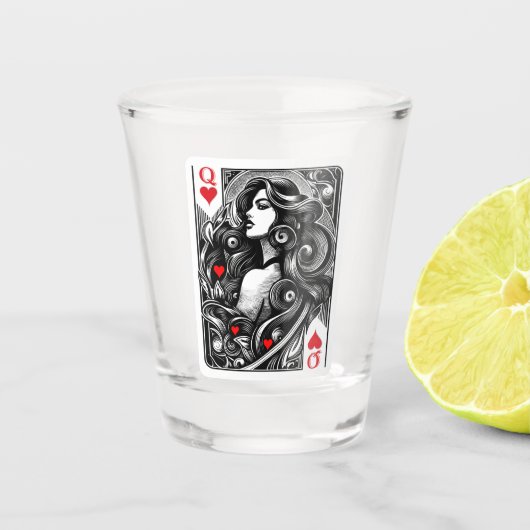 Geachte van harte shot glas (Voorkant)