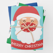 GEACTIVEERDE CHRISTMAS COVID19 AFBEELDINGEN FLAT B INPAKPAPIER VEL (In situ)