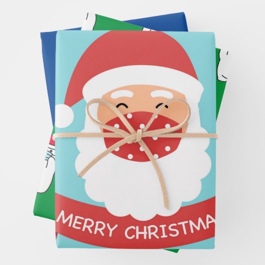 GEACTIVEERDE CHRISTMAS COVID19 AFBEELDINGEN FLAT B INPAKPAPIER VEL (In situ)