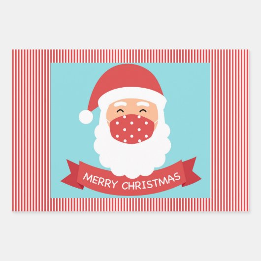 GEACTIVEERDE CHRISTMAS COVID19 AFBEELDINGEN FLAT B INPAKPAPIER VEL (Voorkant)