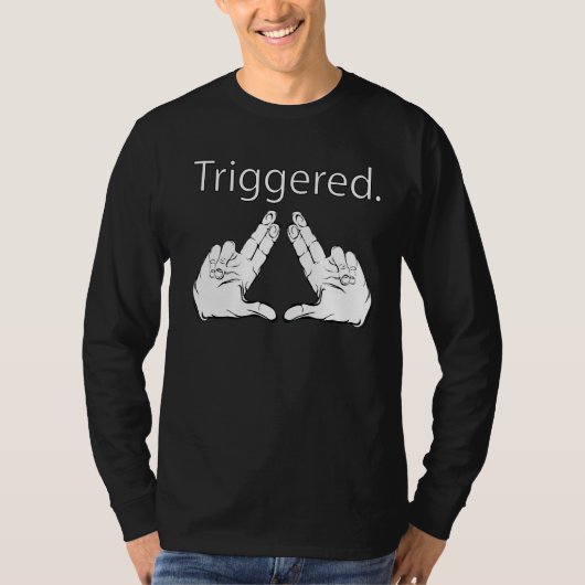 Geactiveerde Vingers Meme Trigger Meme Vinger Trig T-shirt (Voorkant)