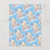 GEADDICEERD OM VAN FUNNY BABY CUPID, CHOCOLATE SNO FEESTDAGENKAART (Voorkant)