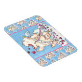 GEADDICEERD OM VAN FUNNY BABY CUPID, CHOCOLATE SNO MAGNEET (Rechterzijde)