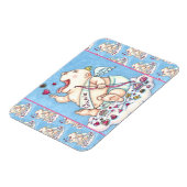 GEADDICEERD OM VAN FUNNY BABY CUPID, CHOCOLATE SNO MAGNEET (Linkerzijde)