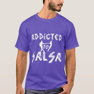 GEADDICEERD OP SALSA-T-shirt met dansende koppels T-shirt