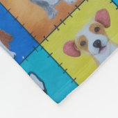 Geadopteerde Hond Fleece Deken 76 x 102 cm (Hoek)