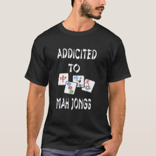 Geadviseerd aan Mah Jongg Chinese joodse Tile Game T-shirt