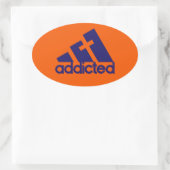 Geadviseerd Ovale Sticker (Tas)