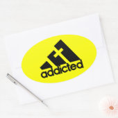 Geadviseerd Ovale Sticker (Envelop)