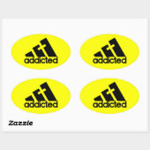 Geadviseerd Ovale Sticker (Vel)
