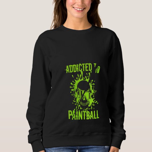 Geadviseerde Paintball Airsoft Painter Skull Pa Trui (Voorkant)