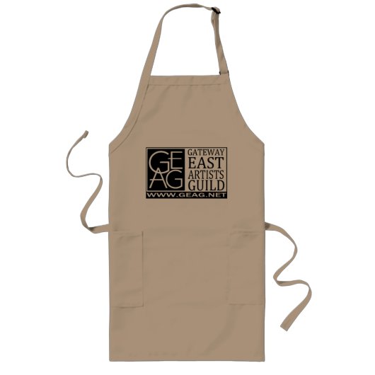 GEAG logo long Apron Lang Schort (Voorkant)