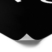 Gealarmeerd door Cluck Funny Chicken Clock Pun Dar Poster (Hoek)