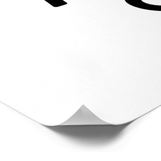 Gealarmeerd door Cluck Funny Chicken Clock Pun Poster (Hoek)