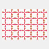 Gealigneerd hart inpakpapier vel (Voorkant 3)