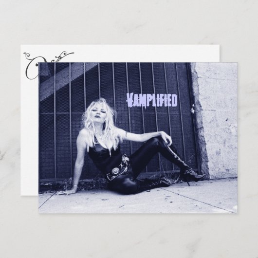 geamplificeerd briefkaart (Voorkant / Achterkant)