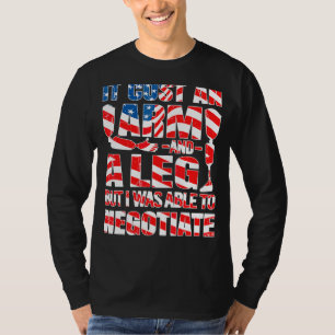 Geamputeerd kostte het een arm en een been veteraa t-shirt