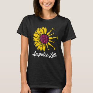 Geamputeerde Humor Flower Life Leg Arm Recovery T-shirt