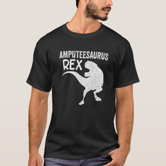 Geamputeerde Humor Saurusrex beenarm herstel 4 T-shirt (Voorkant)