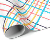 Geanglde Funky Doodle Lines Cadeaupapier (Rol Hoek)