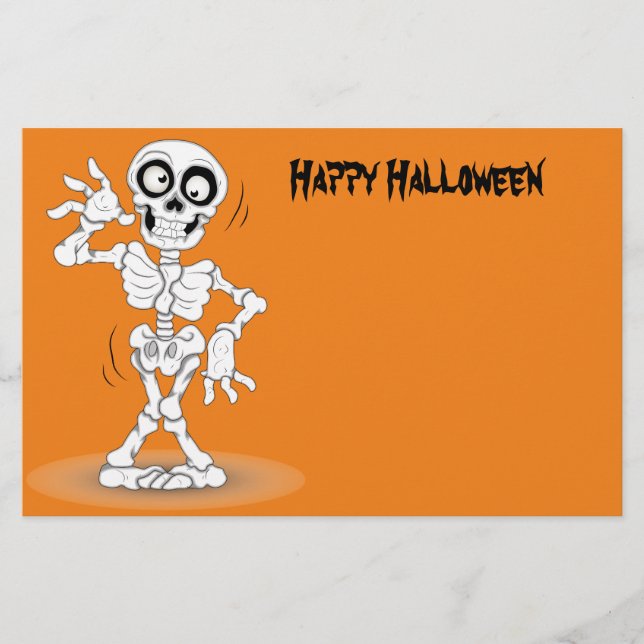 Geanimeerd Halloween Skeleton (Voorkant)