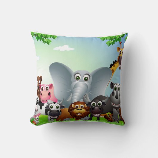 Geanimeerd Sierkussen voor kinderen (Voorkant)